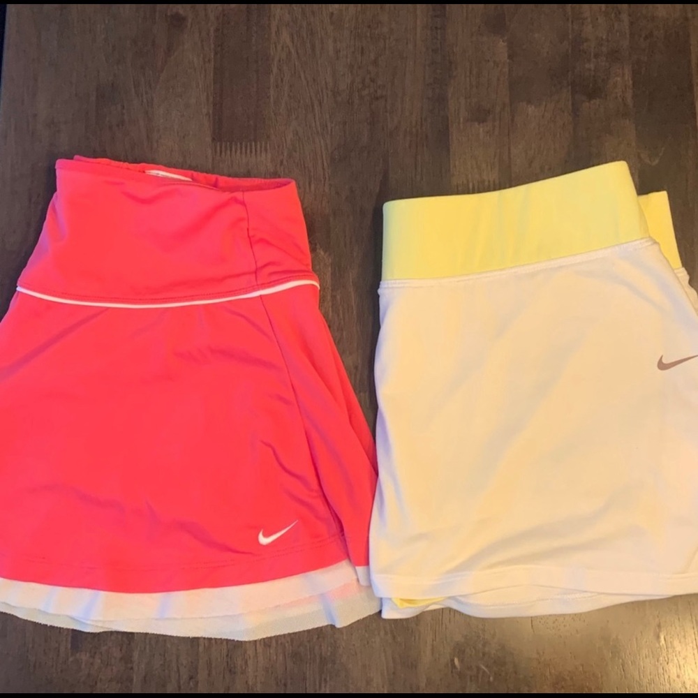 2 Nike Flouncy Tennis Skirts